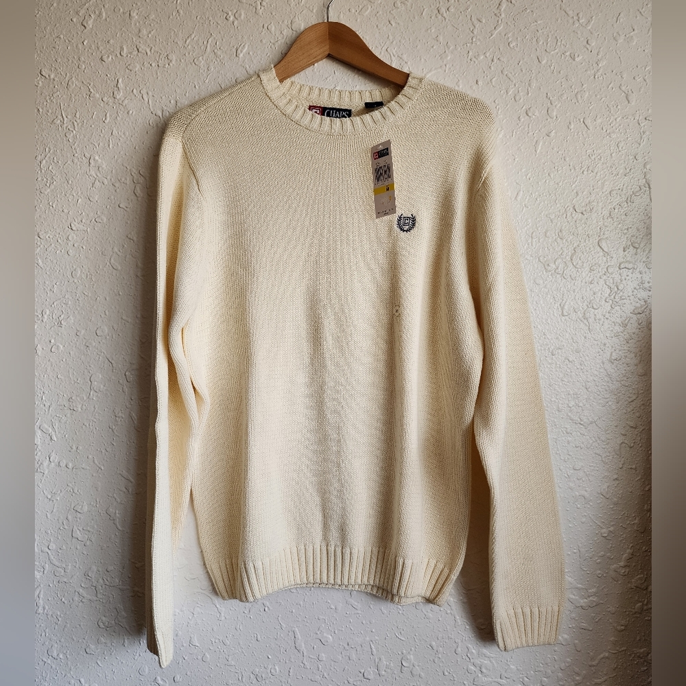 Chaps Crew Neck Longsleeve Knit Men's Casual Sweater